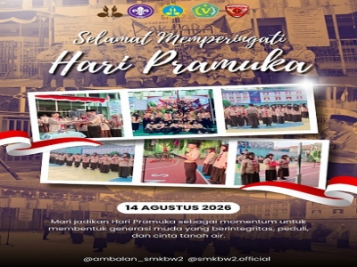 Gelar Upacara Peringatan Hari Pramuka ke-65